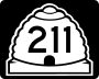 State Route 211 marker