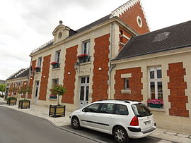 The town hall of Villeneuve-Saint-Germain