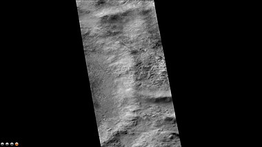 East side of Halley Crater, as seen by CTX camera (on Mars Reconnaissance Orbiter)