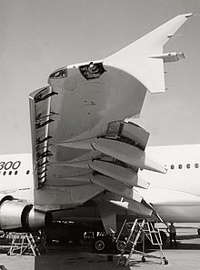 Aircrafts on The Position Of The Trailing Edge Flaps On A Typical Airliner  In This