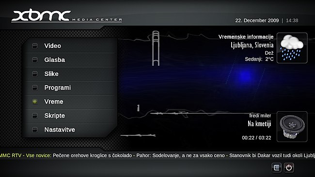 XBMC personalizacija