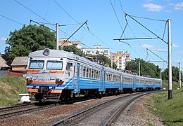 Train entrant en gare,