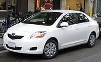 Toyota Yaris (NCP93L; facelift, US)