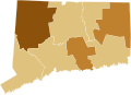 Results for the 1813 Connecticut gubernatorial election by county.