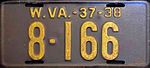 Номерной знак Западной Вирджинии 1938 года.jpg