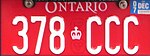 Дипломатический номер Онтарио 1994 года 378♔CCC.jpg