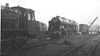 Locomotives receiving maintenance at Crewe Works