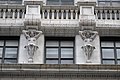 Front view showing two caryatids