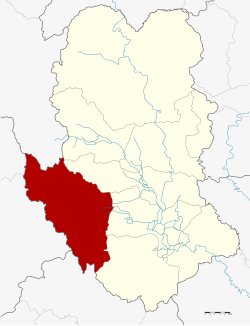 แผนที่จังหวัดสุโขทัย เน้นอำเภอบ้านด่านลานหอย