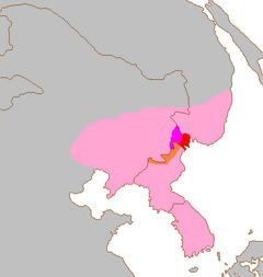 Distribuição do leopardo-de-amur