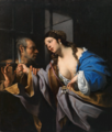 Árria e Peto (pintura de Luca Ferrari, chamado Luca da Reggio, 1645)