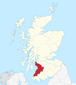 Ayrshire - Localizzazione