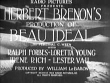 Файл: Beau Ideal (1931) .webm