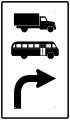 Bild 91 V 5 Wegweiser für Lastkraftwagen und Omnibusse (rechtsweisend) (TGL 10 629, Blatt 3, S. 43)