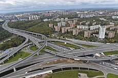 MKAD Persimpangan Moscow–Saint Petersburg motorway