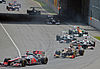 Štart dirke Formule 1 za Veliko nagrado Kanade 2012