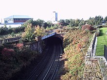 Canada Dock branch passes under LCSR.JPG