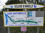 Kanalkarta i Andilly