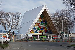 Cardboard Cathedral i juli 2013