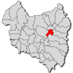 Location of CatalinaSzentkatolna