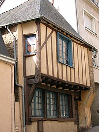 Maison à colombages dans la Grand’ Rue à Château-Gontier