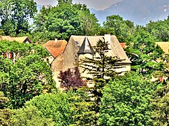 Château de Ruthière depuis la route