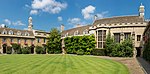 Christ's College, the buildings surrounding Entrance Court, with the south-east range of Second Court