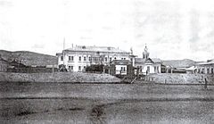 The Russian Consulate in Niislel Huree where Bodoo taught and headed the Consular Hill group Consulate of the Russian Empire in Urgoo.jpg