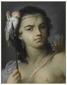 Rosalba Carriera, L'Amérique (avant 1720), Cooper–Hewitt, Smithsonian Design Museum (N.Y.).