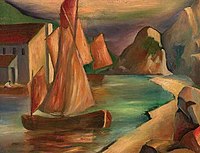 Boat near the bay, 1929