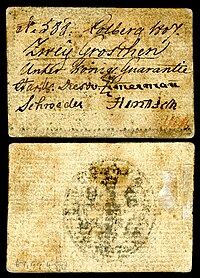 Emergency issue currency for the Siege of Kolberg – 2 groschen