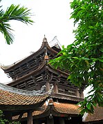 越南神光寺斗拱，广汎应用普拍枋、柱头枋以及罗汉枋（后黎朝）
