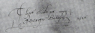 signature de George Boleyn