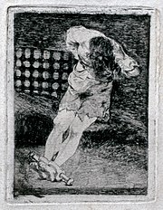 "The custody of a criminal does not require torture" by Francisco Goya, c. 1812 Goya y Lucientes, Francisco de - The custody of a criminal does not require torture - Google Art Project (cropped).jpg