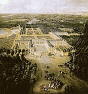 大トリアノン宮殿の眺望　(1724)