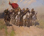 Греков, картина «Трубачи Первой конной»