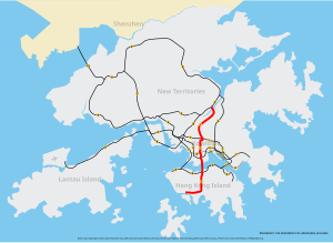香港1号幹線のルート