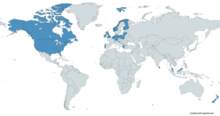 Map with Heckler & Koch GMG users in blue Heckler & Koch GMG Users.png