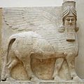 Assýriskur Lamassu frá 721 f.kr.