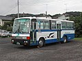 民営化当初に導入された車両（三菱ふそう・エアロミディMK） M334-88505 廃車