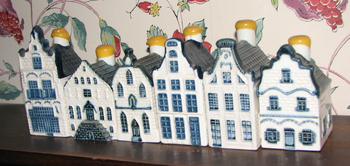 Selection of KLM Delft Blue Houses