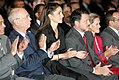 الملك عبد الله الثاني والملكة رانيا خلال المنتدى الاقتصادي العالمي بالأردن عام 2007