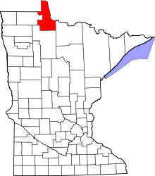 Разположение на окръга в Минесота