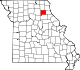 A state map highlighting Shelby County in the northeastern part of the state.