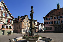 Murrhardt market place