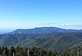 Photograph of Mount Le Conte in the Great Smoky Mountains, the tallest mountain in eastern North America, measured from base to summit