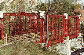 Le pont en 1984, après la restauration réalisée par WM&A.