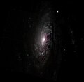 Foto an héijer Opléisung opgeholl vum Hubble-Weltraumteleskop