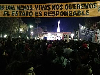 Vista en la Plaza de Mayo