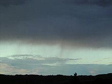 Nimbostratus with virga Nimbostratus virga.JPG